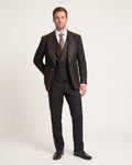 Statement Black Rhinestone Tuxedo