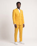 Rossi Man Milano Yellow Double-Breasted Suit